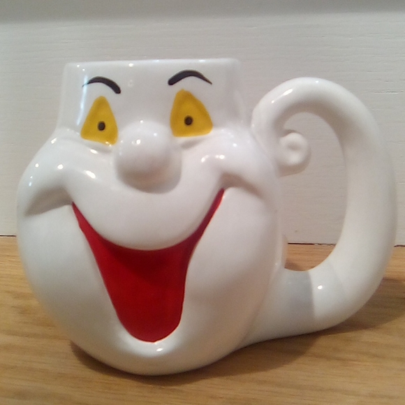 Sinister Smile Terra Cotta Ghost Mug Vintage Lmtd Edition - Picture 11 of 11